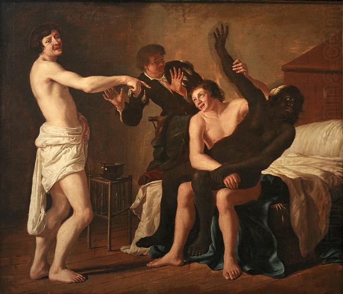 GRAMATICA, Antiveduto Rape of the negro girl china oil painting image